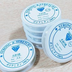 우레탄 줄 비즈 공예 반지 팔찌 만들기 재료 액세서리, 1개, GFarm  0.8mm