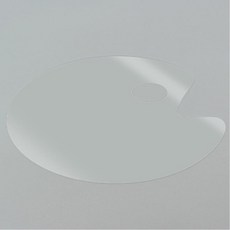 투명판 팔레트 타원 아크릴파레트 20x30cm 미술준비물, 5개, 1