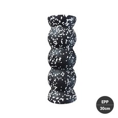 아트박스/업앤쉐이프 UP&SHAPE 업앤쉐이프 웨이브 폼롤러 EPP 30cm 마블블랙, 1개