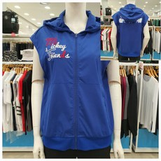 디즈니골프 여성 골프 조끼 베스트 스트레치 심플 필드룩 여성용 SS 등쉬 후드조끼DO1LJV011RBGNDH5582725