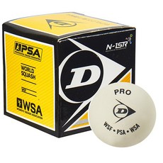 던롭 스쿼시 볼 시합구 유리 코트 용 낱개, 1개