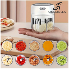 전동 미니 이유식.야채.마늘 다지기.무선 믹서기