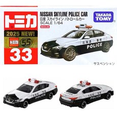 TOMICA 多美小汽車 No.033 日產 SKYLINE 警車 TM033A6, 1個