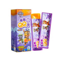 齒妍堂 無糖QQ凍 汪汪隊 10入 (荔枝/多多/葡萄/水蜜桃) 無糖果凍 金盞花萃取 益生菌 木醣醇 兒童零食 Lab52, 1個, 葡萄口味 / 1609