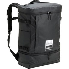 Coleman 콜맨 실드 35+2 레이어 남성 여성 유니섹스 배낭 백팩 가방 36리터 출근 통학 동아리 비즈니스 대용량 경량 방수 발수, 매트 블랙