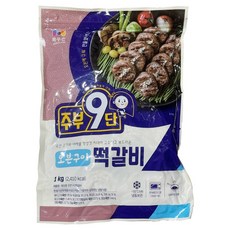 [목우촌] 주부9단 오븐구이떡갈비 1kg, 2개