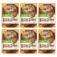 반듯한식 고기듬뿍 소고기 무국, 460g, 6개