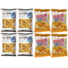 동아제과 옥수수똘뱅이 180g + 이브로콘 180g, 4세트