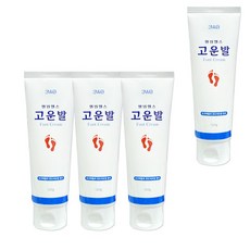고운발 고운 발 튜브 풋크림, 120g, 4개