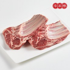 (당일발송)호주산 냉장 생 양갈비 숄더랙 1kg 3~4인용 소스 2종 무료 증정, 1개