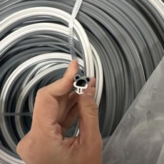 密封條 斷橋鋁窗戶專用 三氣囊 門窗卡槽 防風防寒, 1個, 升級三氣囊 塑鋼專用 灰色,4米
