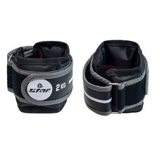 스타 모래주머니 철주머니 1kg~5kg 손목 발목, 블랙2kg(1kgX2개)