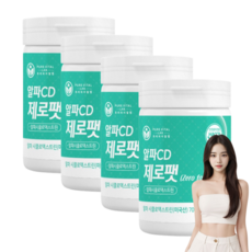 알파cd 분말 식약청 HACCP 인증 알파시클로덱스트린 수용성 식이섬유 귀리 와사비잎 추출물 유산균 함유, 4개, 100g