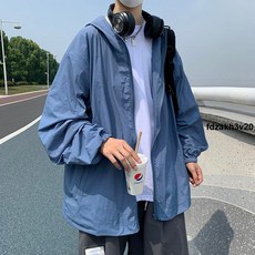 防曬衣男士 夏季新款防曬衣男士超薄透氣連帽防曬服潮寬松百搭皮膚衣外套薄款