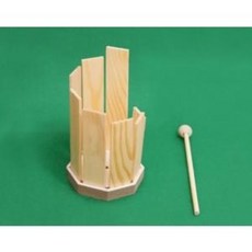 원통 실로폰 악기 만들기 키트, 1개, 8판, 나무