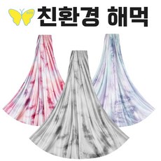 [에코플라잉] 친환경 국내산 플라잉요가 해먹 어린이해먹 프린트나염 4M 5M 6M 10M, 1개, 클라우드