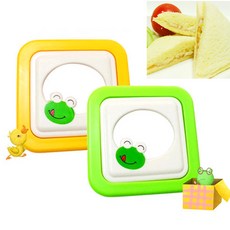 제삼오스토어 개구리 샌드위치메이커 조리도구 만들기재료 스탬프 도시락꾸미기