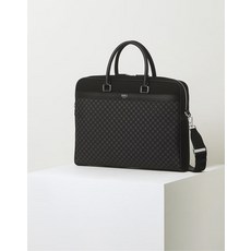 (국내매장정품) [LOUIS HILL]블랙 DD 패턴 나일론 서류가방(15인치 노트북 수납가능) DBBA6E591 241105