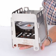 장유 윌캠핑 접이식 우드 스토브 (13X13CM) 등산용버너, free