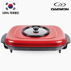 [국내생산] 대원 사각 잔치 전기팬 전기후라이팬 57cm 다이아몬드 코팅 데일리렉, 사각 전기팬 57cm