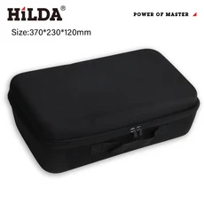 HILDA 대용량 도구 가방 3 크기 방수 및 충격 흡수 가방 전기 하드웨어 도구 가방 휴대용 스토리지 핸드백, 04 SET 6