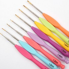 레이스 코바늘 세트 손뜨개 뜨개바늘 8P, 1세트