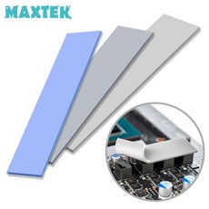 무배 맥스텍 MT909 M.2 NVMe SSD 2280 울트라 써멀패드 열전도율 12W/mK NGFF 서멀패드 두께 1mm