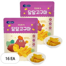 베베쿡 달달고구마 60g, 16개