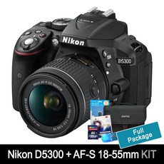 니콘카메라 D5300+18-55mm 줌렌즈 포함+고속80GB메모리+여행용가방+리더기+UV필터+청소셋트 포함 [풀셋트] k, 단품