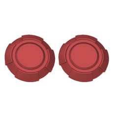 지미 JB64 JB74 2019-2020 자동차 액세서리 자동차 도어 키 홀 커버와 호환되는 2Pcs 교체 외부 도어 잠금 커버, 빨간.