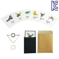 [KC인증]관객이 고른 카드를 미리 예측해서 맞추는 애니멀프리딕션카드(고급형)(Animal Pre-Diction Card Premium Type), 1세트