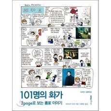 101명의 화가 : 2page로 보는 畵家 화가 이야기, 하야사카 유코 저/에노키 노코 그림/염혜은 역, 디자인하우스