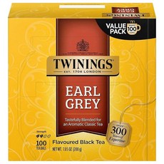 Twinings 버라이어티 팩 잉글리시 브렉퍼스트 얼 그레이 아이리쉬 레이디 카페인 홍차 티백 20개 4팩 238584, 100개입 (1팩)