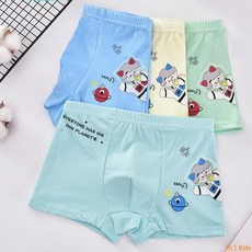 Hi！Kids兒童內褲 新款卡通舒適透氣四角內褲 四季可穿嬰幼兒小中大童內褲