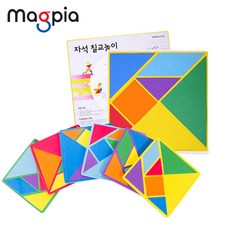 [오피스스쿨] 마그피아 자석칠교놀이 학생용(150x150) 자석칠교 자석교구, 마그피아 자석칠교, 학생용MTGM-07-01, 1개