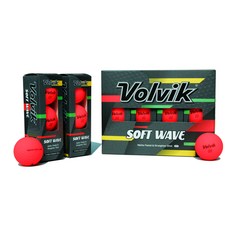 볼빅 비비드 소프트웨이브 골프공 3피스 12p, 루비, 12개, 3세트