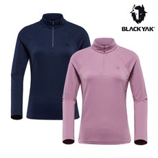 BLACKYAK 女 STOMA長袖半開襟 秋冬保暖上衣 休閒運動服
