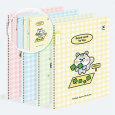 쌍문상회 노트 공책 초등학생노트 무인문구 학교준비물 스프링노트 초등학생준비물 1000 초등 펜피아 무인문구템 알림장 초등학생공책 3-6 40872EA, 랜덤1개