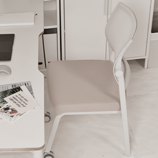 디파인 IV30 연세대 서울대의자 집중력 공부 팔걸이 바퀴 없는 책상의자, BAL-45(표준형)+퓨어베이지