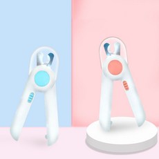 멍멍집사 LED 손발톱깍이 강아지 고양이 반려견 반려묘 발톱관리, 1개, 핑크