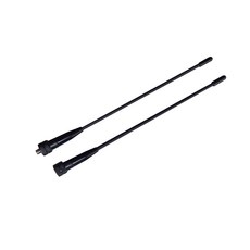 可彎曲軟鋼雙頻天線 SMA母接口 21cm 144MHz 2.00dBi 430MHz 2.15dBi, 1個, 可彎軟鋼 雙頻天線/SMA公頭