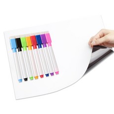 QIDINA 磁吸可擦拭-A款, 1組8入+贈白板, 1個