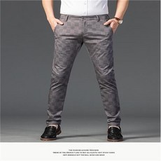 夏季男士高爾夫球褲 格子長褲 薄款透氣休閒運動男裝球褲, 925灰色,33碼【2尺6腰圍 】, 1個