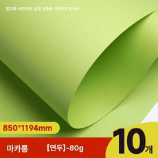 롤 배경지 사진 스튜디오 촬영 배경천 배경 촬영용, 1개, 80g 마카롱 브라이트그린 10장