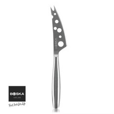 Boska 哥本哈根 半軟質起司切刀 - 荷蘭製不鏽鋼起司刀具，專業餐廚用品, 金屬色, 1個