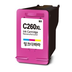 잉크다파라 삼성 호환 잉크 INK-M260 C260 XL, 컬러/대용량, 1개