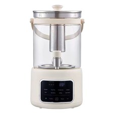 3L多功能養生壺 110V三孔插頭, 透明色+白色黑色, 1個, 3L