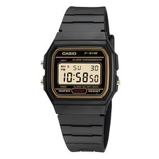 CASIO 卡西歐 電子數位手錶 F-91WG-9S