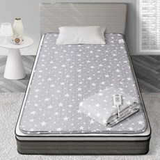 전기요 중 싱글 전기매트 휴대용 미니 전기장판 침대위 무자계 소형 (Araium), AI_03 전기요지문그레이 중