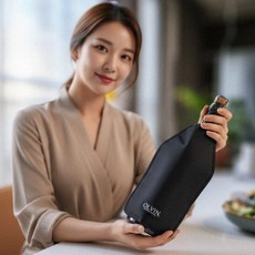 올빈 와인 칠링백 쿨러 GHOST BLACK, 1개